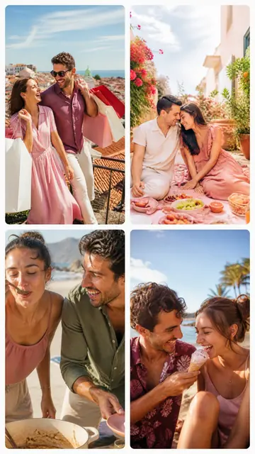 4 photo couple collage, sized for a story
