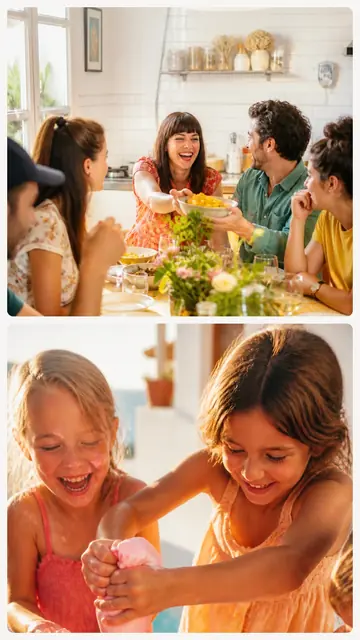 2 photo food collage with a 1 by 2 grid, sized for a story