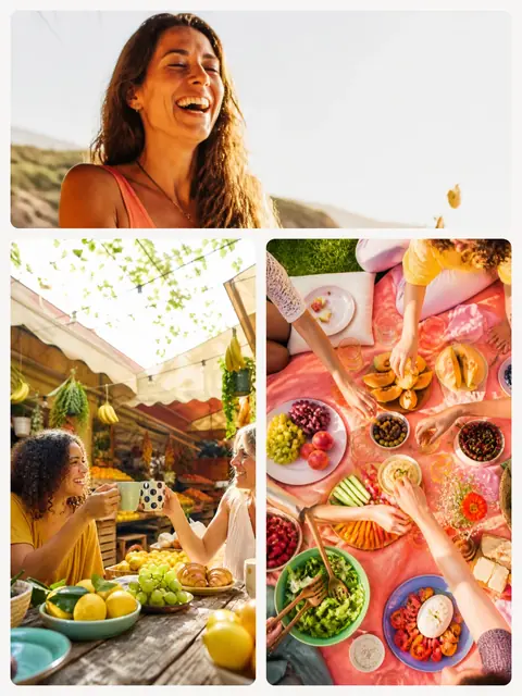 3 photo food collage, sized for a print