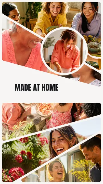 6 photo food collage, sized for a story
