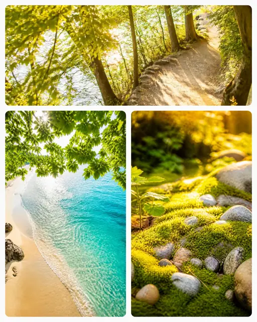3 photo nature collage