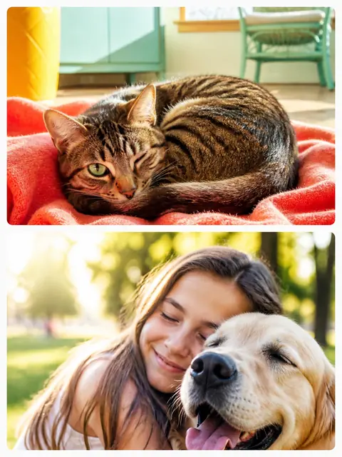 2 photo pet collage with a 1 by 2 grid, sized for a print